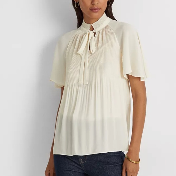 Lauren Ralph Lauren Tops - Ralph Lauren 2-piece pleated top (NWT)